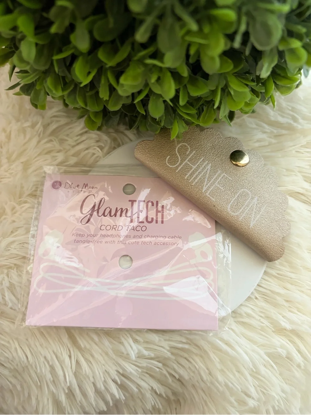 GlamTECH Cord Taco - Metallic Rose Gold 